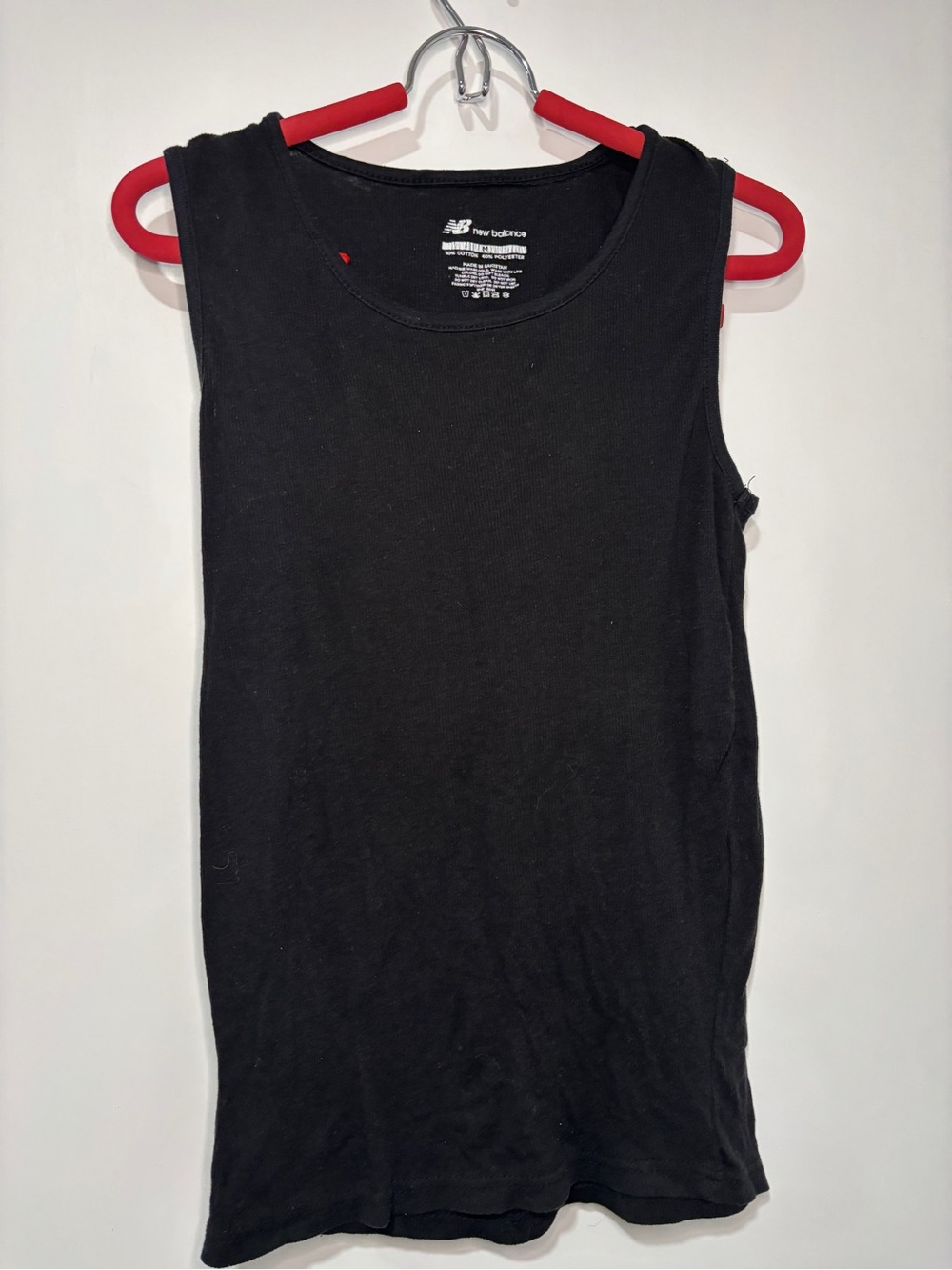 New Balance Black Ribbed Tank Top